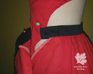 Tutorial Beidseitiger Nahttaschenverschluss mit Bindebändern
