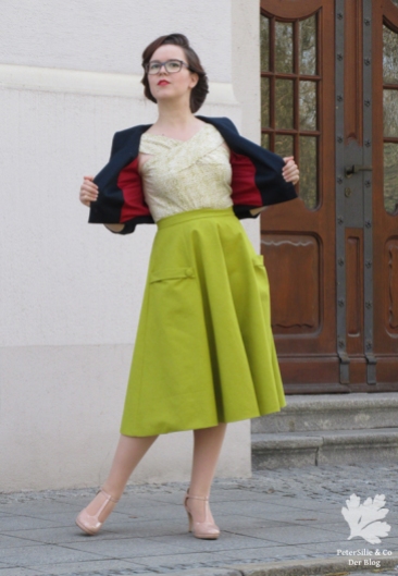 Karlotta Pink Grün Handloom Blockprint Vintage Kleid nähen Blog der neue Schnitt Beyer Mode