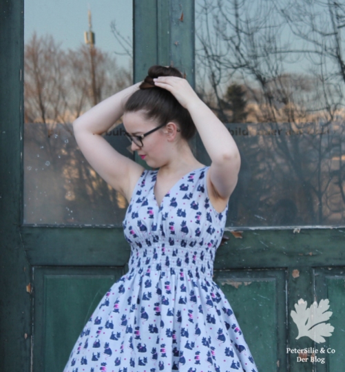 Popover Dress Gertie Sews Jiffy Dresses Buch Rezension Blog Nähen Vintage Kleid DIY